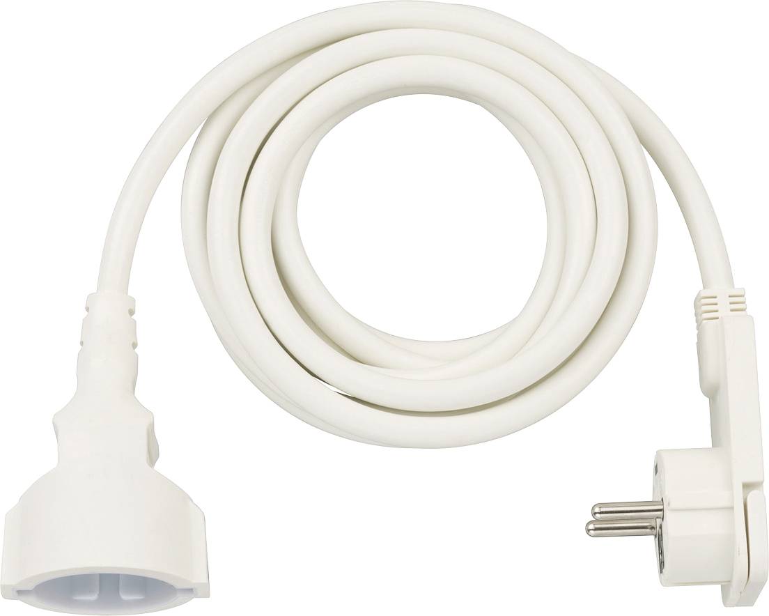 Brennenstuhl 1168980230 Produzni kabl 3 m H05VV-F 3G 1,5 mm2 230 V IP20 1 uticnica Schuko - Schuko uticnica bela