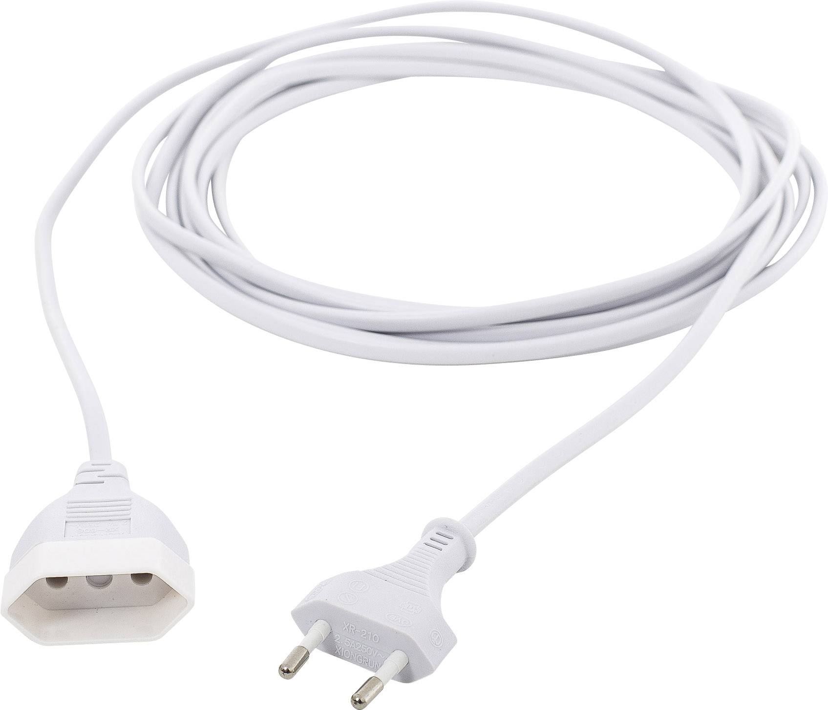HAWA R695 Produzni kabl 2.5 A 3 m H03VVH2-F 2X 0,75 mm2 230 V IP20 1 uticnica Euro utikac - Euro uticnica
