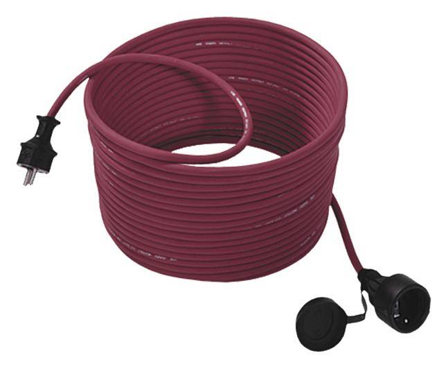 Bachmann 343.373 Produzni kabl 16 A 15 m H05VV-F 3G 1,5 mm2 250 V IP44 1 uticnica Schuko utikac - Schuko uticnica