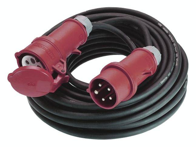 Bachmann 344.174 Produzni kabl 16 A 10 m H07RN-F 5G 1,5 mm2 crna