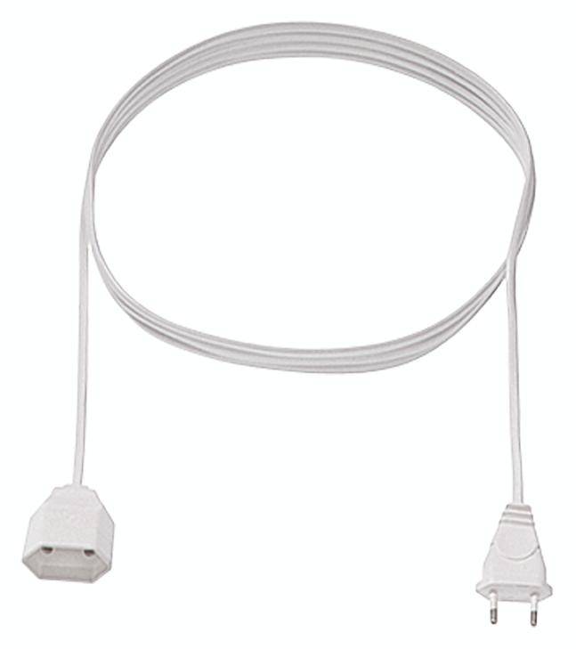 Bachmann 233.284 Produzni kabl 2.5 A 2 m H03VVH2-F 2X 0,75 mm2 250 V IP20 1 uticnica Euro utikac - Euro uticnica