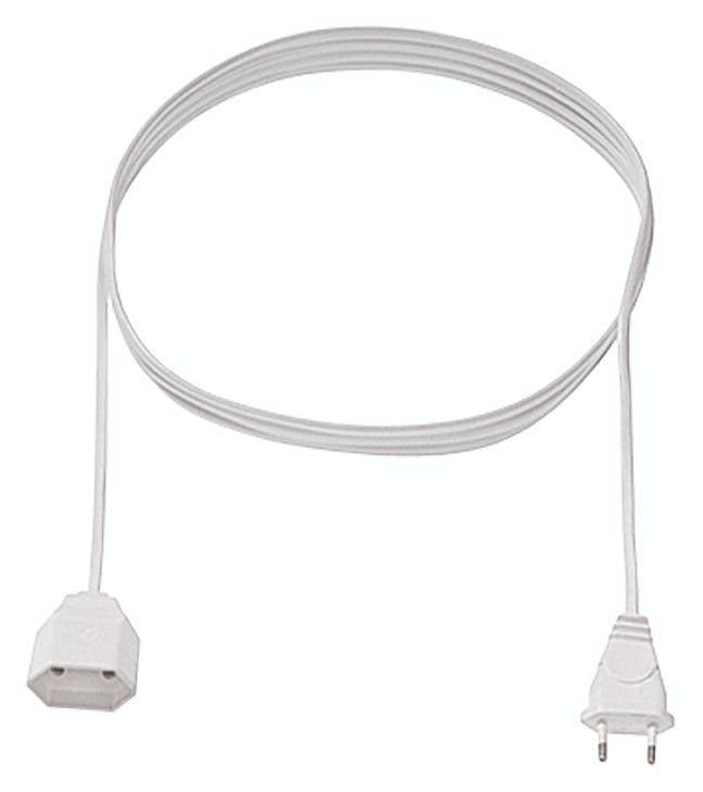 Bachmann 233.184 Produzni kabl 2.5 A 2 m H03VVH2-F 2X 0,75 mm2 250 V IP20 1 uticnica Euro utikac - Euro uticnica