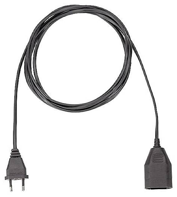 Bachmann 233.186 Produzni kabl 2.5 A 5 m H03VVH2-F 2X 0,75 mm2 250 V IP20 1 uticnica Euro utikac - Euro uticnica