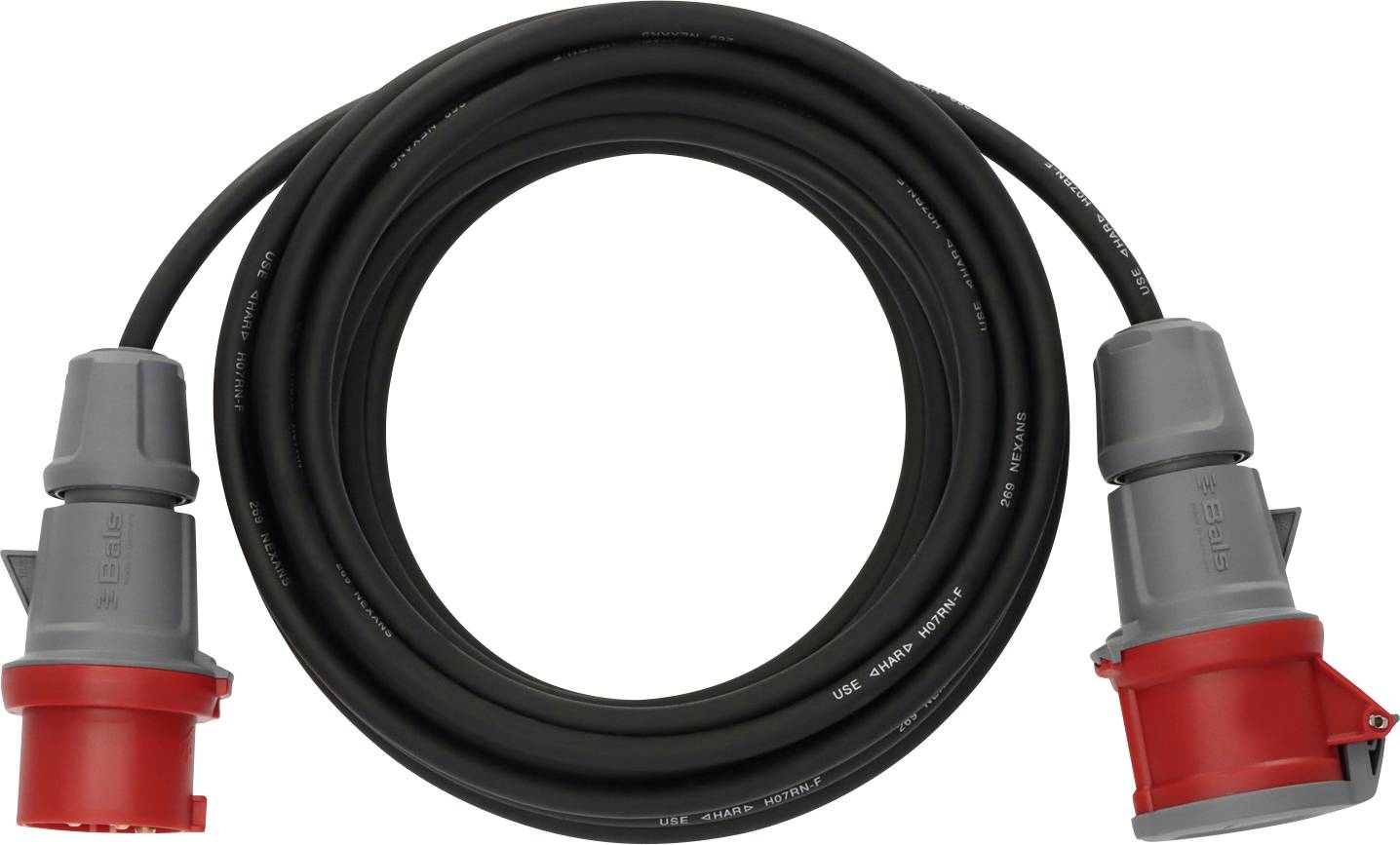 Brennenstuhl 1167740 Produzni kabl 10 m H07RN-F 5G 2,5 mm2 400 V IP44 1 uticnica CEE utikac 16 A 5P - CEE spojnica 16 A 5P crna