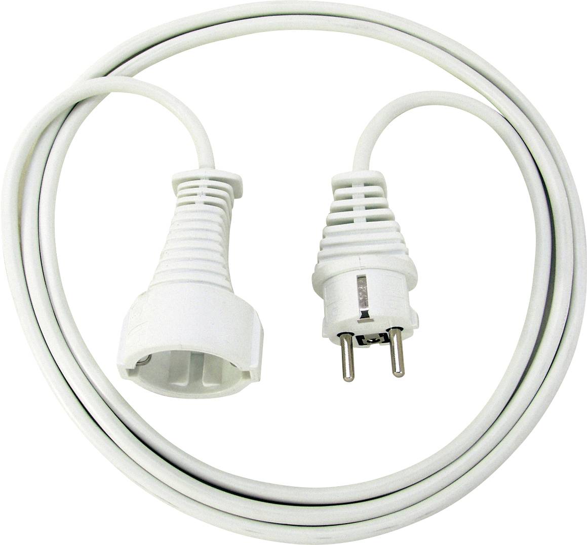 Brennenstuhl 1168430 Produzni kabl 3 m H05VV-F 3G 1,5 mm2 230 V IP20 1 uticnica Schuko utikac - Schuko uticnica bela