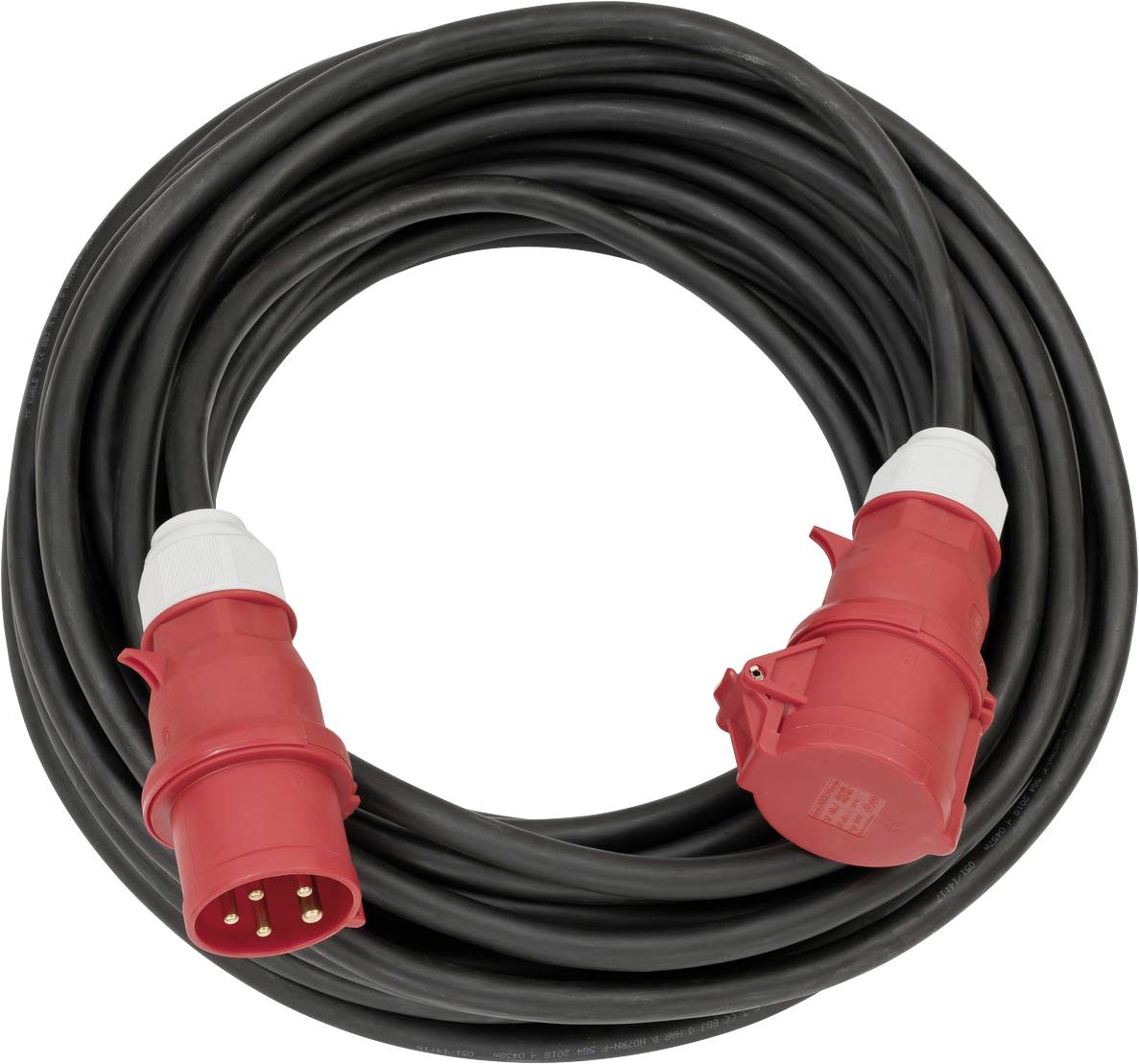 Brennenstuhl 1168500 Produzni kabl 25 m H07RN-F 5G 4 mm2 400 V IP44 1 uticnica CEE utikac 32 A 5P - CEE spojnica 32 A 5P crna