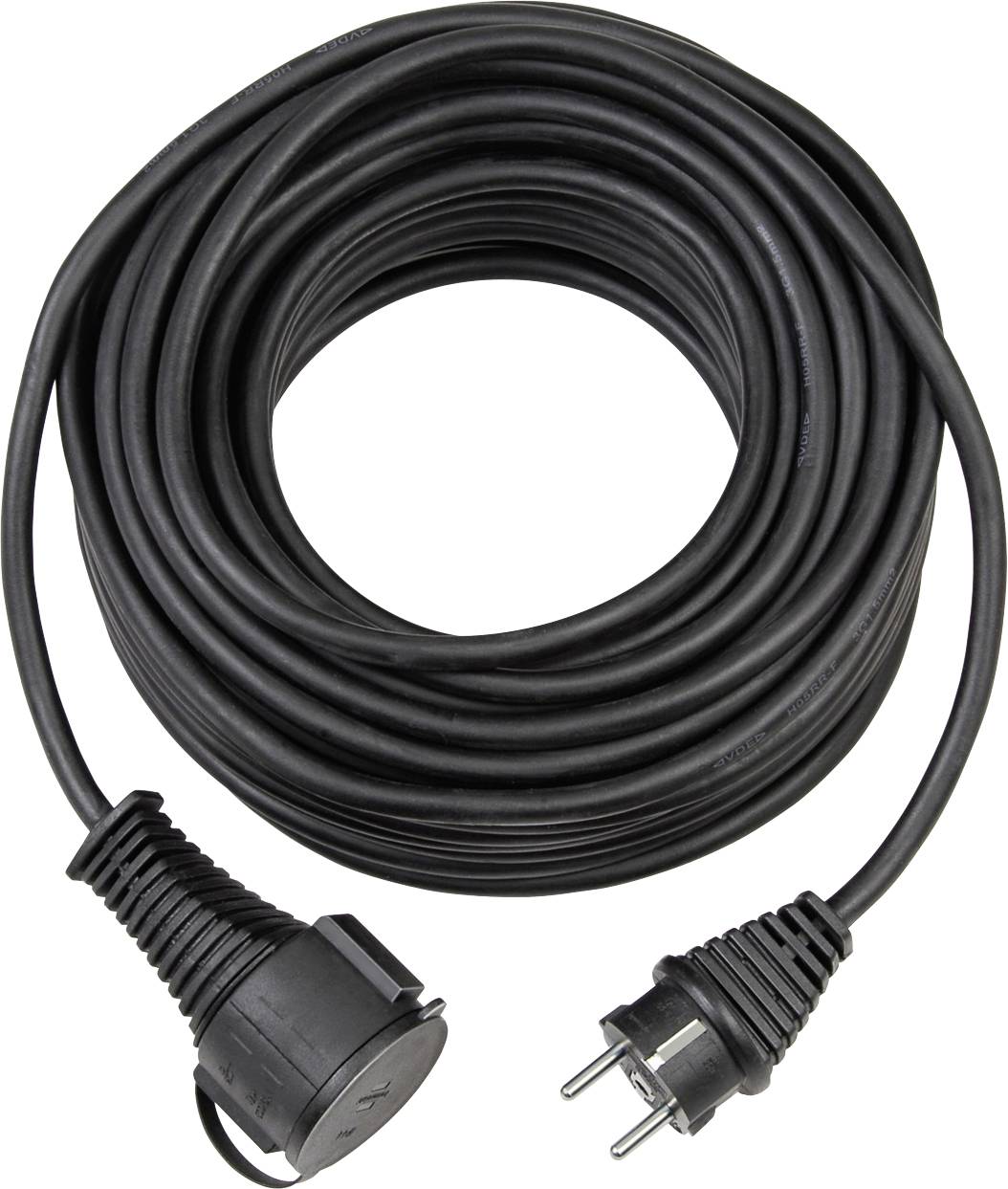 Brennenstuhl 1169890 Produzni kabl 15 m AT-N05V3V3-F 3G 1,5 mm2 230 V IP44 1 uticnica Schuko utikac - Schuko uticnica crna