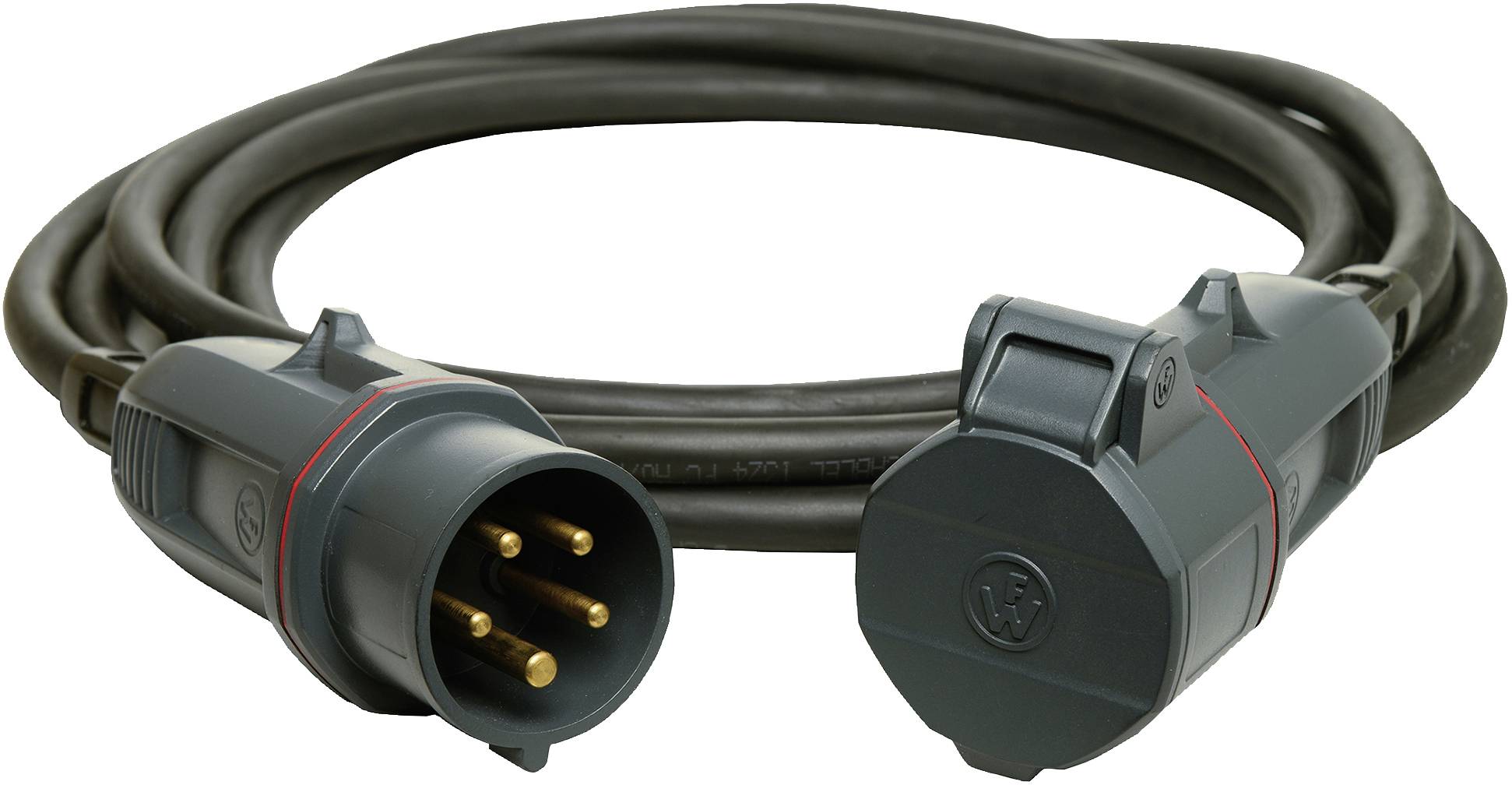 Walther Werke 39100502050100 Produzni kabl 16 A 5 m 400 V IP54 1 uticnica crna