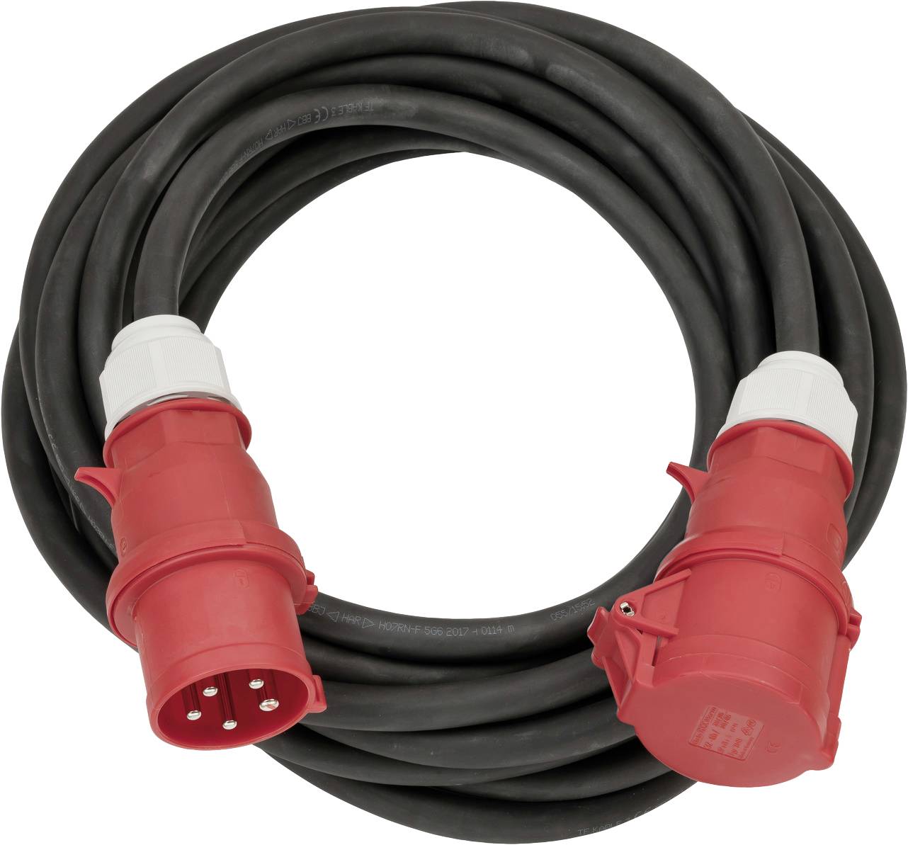 Brennenstuhl 1167320100 Produzni kabl 32 A 10 m H07RN-F 5G 6 mm2 400 V IP44 1 uticnica CEE utikac 32 A 5P - CEE spojnica 32 A 5P