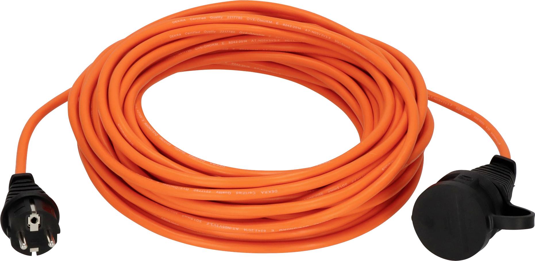 Brennenstuhl 1169950 Produzni kabl 25 m AT-N05V3V3-F 3G 1,5 mm2 230 V IP44 Schuko utikac - Schuko uticnica narandzasta UV otporan