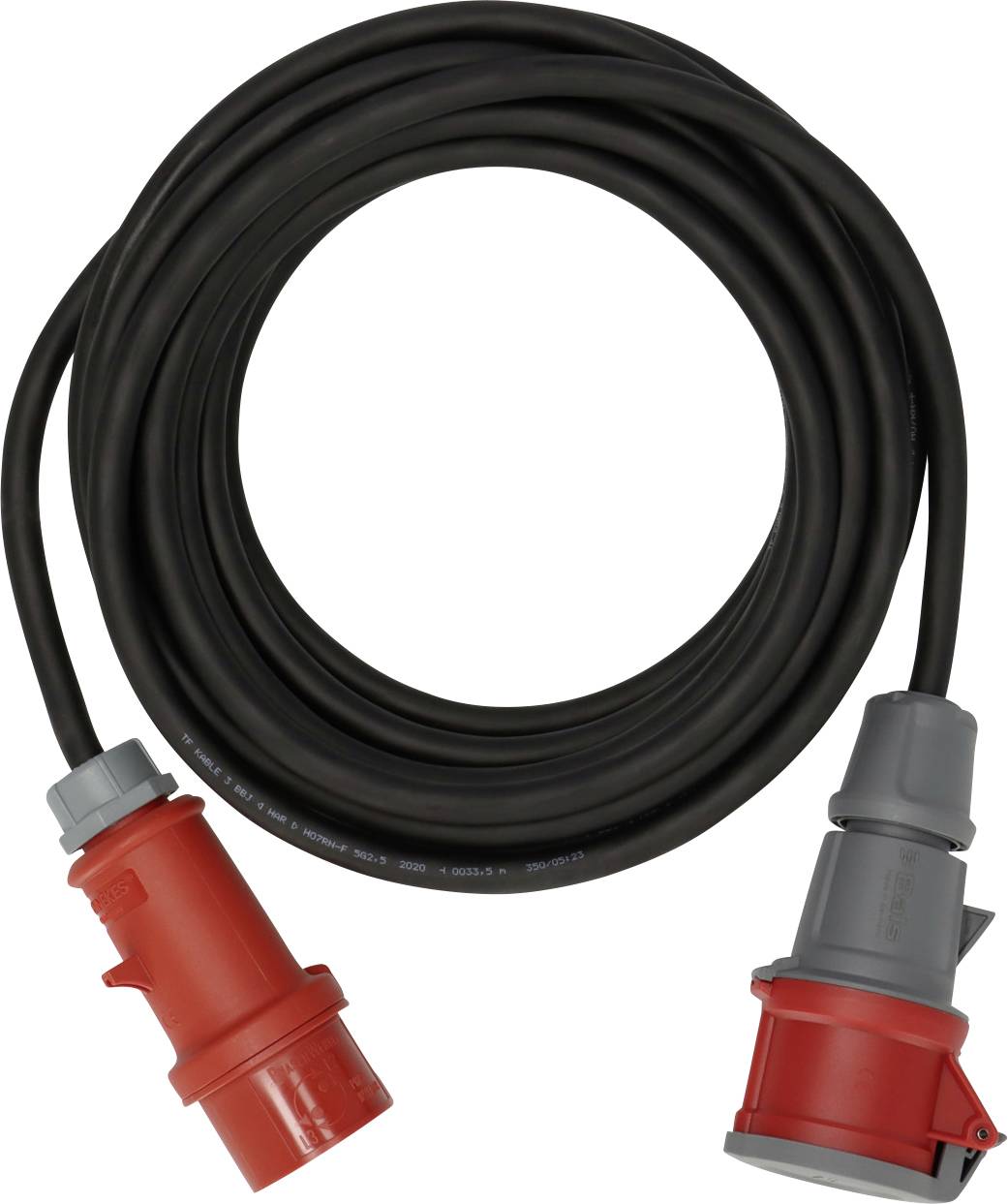 Brennenstuhl Professional Produzni kabl 16 A 25 m H07RN-F 5G 2,5 mm2 IP44 crna