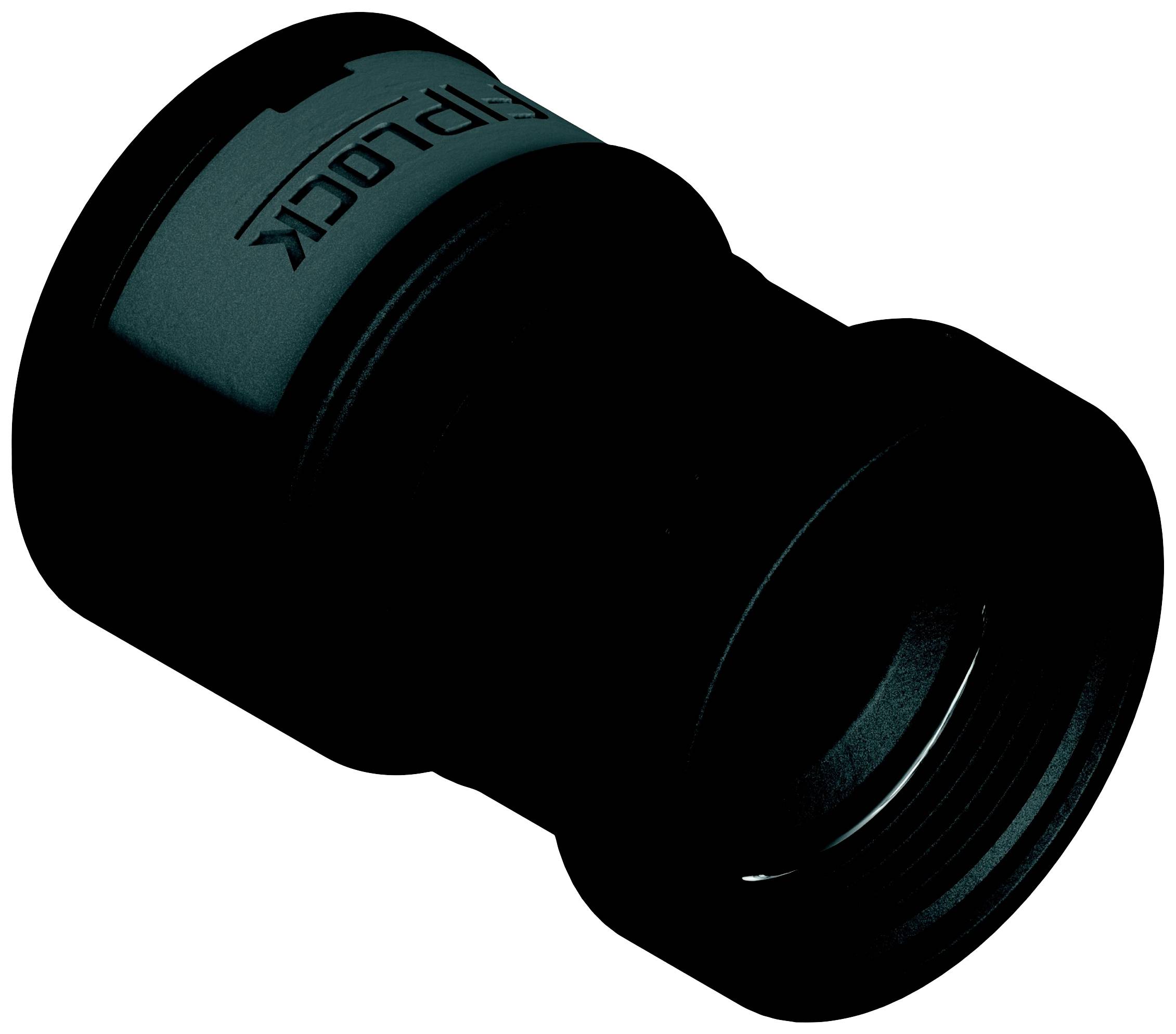 Frankische Rohrwerke 4891432200 navojni prikljucak 39.6 mm crna 10 kom