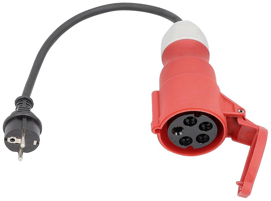 AS Schwabe 61373 Adapterski kabl 16 A 0.3 m H07RN-F 3G 2,5 mm2 230 V IP44 1 uticnica Schuko utikac - CEE spojnica 32 A 5P