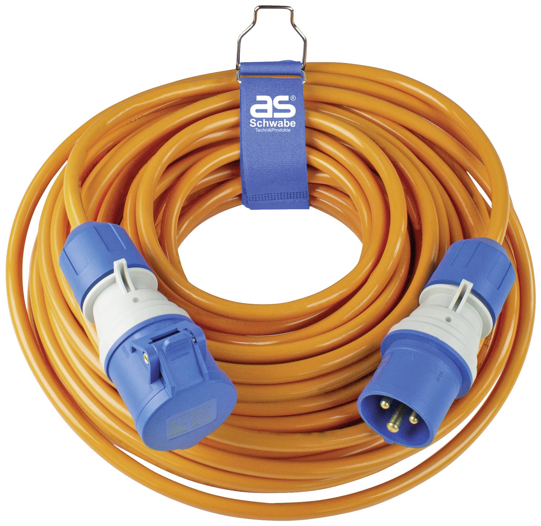 AS Schwabe ",powerlight" Produzni kabl 16 A 25 m H07BQ-F 3G 2,5 mm2 230 V IP44 1 uticnica CEE utikac 16 A 3P - CEE spojnica 16 A 3P