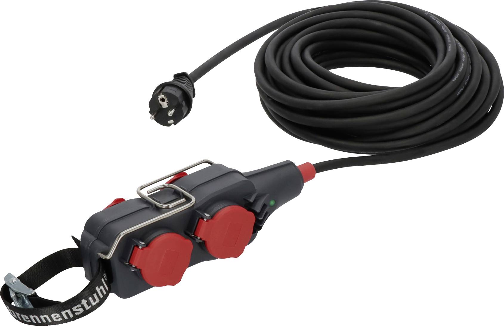 Brennenstuhl 9161150161 Produzni kabl 16 A 15 m H07RN-F 3G 1,5 mm2 230 V IP54 4 uticnice Schuko utikac - Schuko uticnica