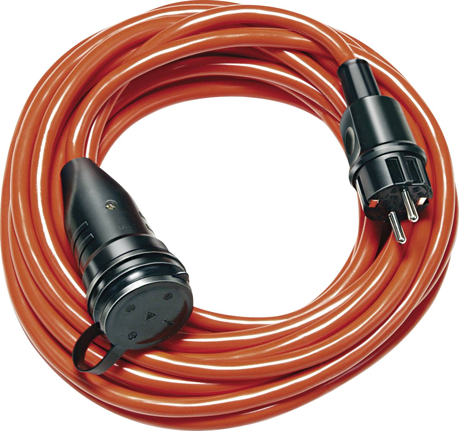 Brennenstuhl 1161508 Produzni kabl 16 A 50 m AT-N07V3V3-F 3G 1,5 mm2 IP44 1 uticnica Schuko utikac - Schuko uticnica narandzasta