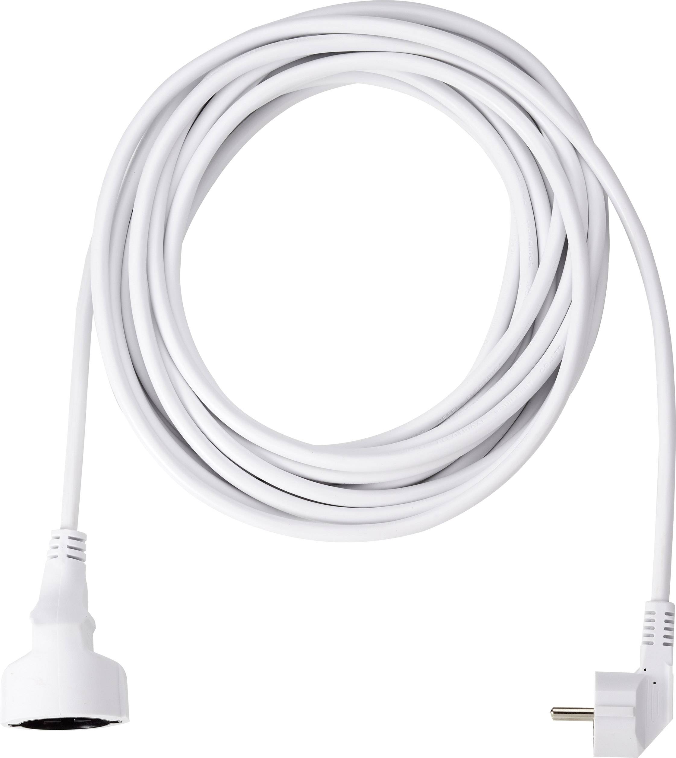 Bachmann Electric Produzni kabl 10 m H05VV-F 3G 1,5 mm2 230 V IP20 Schuko utikac - Schuko uticnica bela