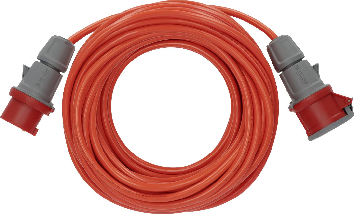 Brennenstuhl 1168590 Produzni kabl 25 m XYMM 5G 1,5 mm2 400 V IP44 CEE utikac - CEE spojnica crvena UV otporan