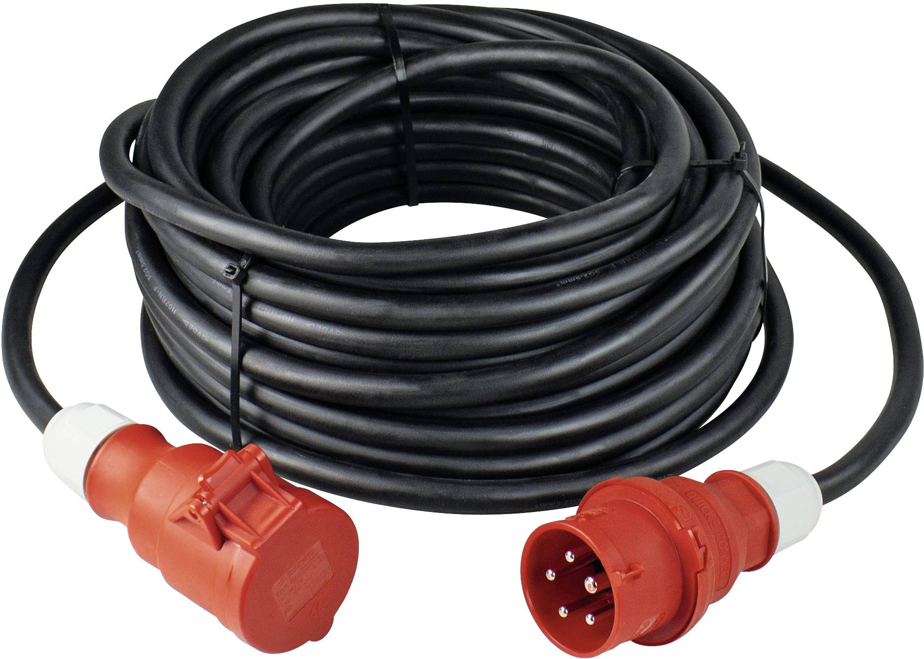 AS Schwabe 60519 Produzni kabl 32 A 25 m H07RN-F 5G 6 mm2 400 V IP44 1 uticnica CEE 32 A 5P - CEE spojnica 32 A 5P