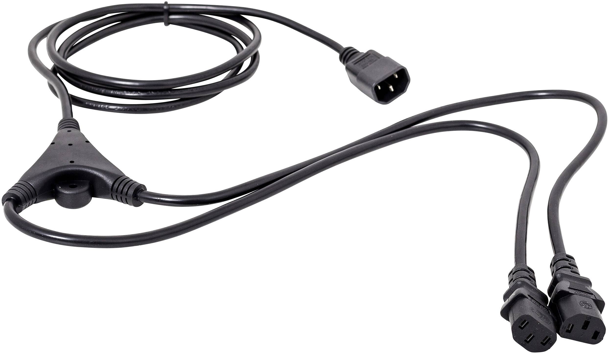 HAWA 1008273 Prikljucni kabl za hladne uredjaje 10 A 5 m H05VV-F 3G 1,0 mm2 230 V IEC - IEC crna