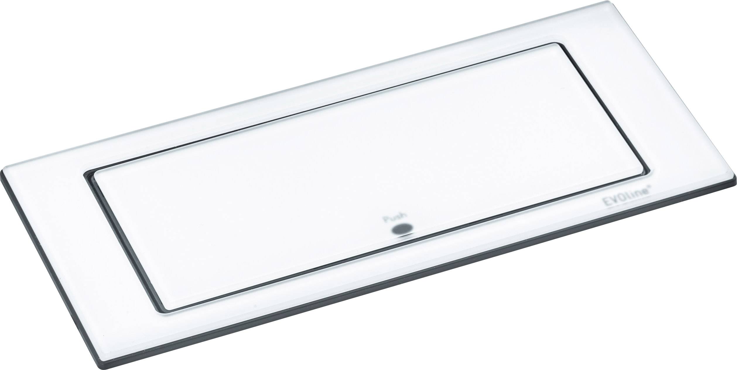 EVOline 1592.7100.2000 ugradni razdelnik - produzni kabl 2x 3.00 m 230 V 3600 W IP40 mat bela, staklo