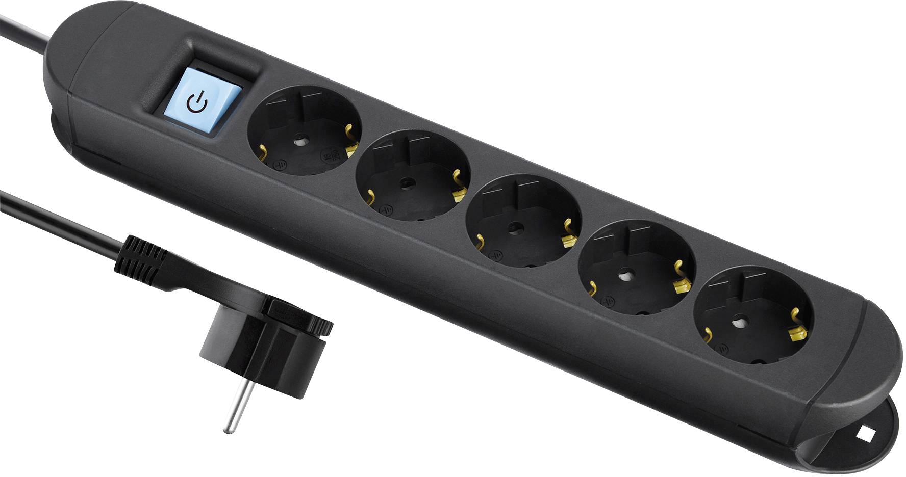 Maxtrack 2300074 razdelnik - produzni kabl 5x 1.50 m 230 V crna sa prekidacem
