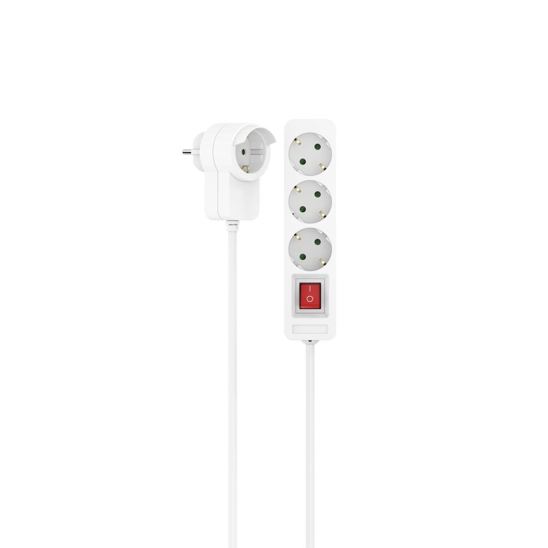 Hama 00223081 razdelnik - produzni kabl 3x 1.40 m 230 V bela sa prekidacem