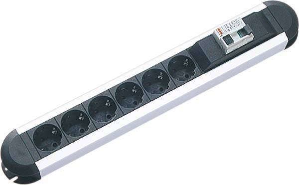 Bachmann 331035 razdelnik - produzni kabl 6x 2.00 m IP20 srebrna (kovinska)