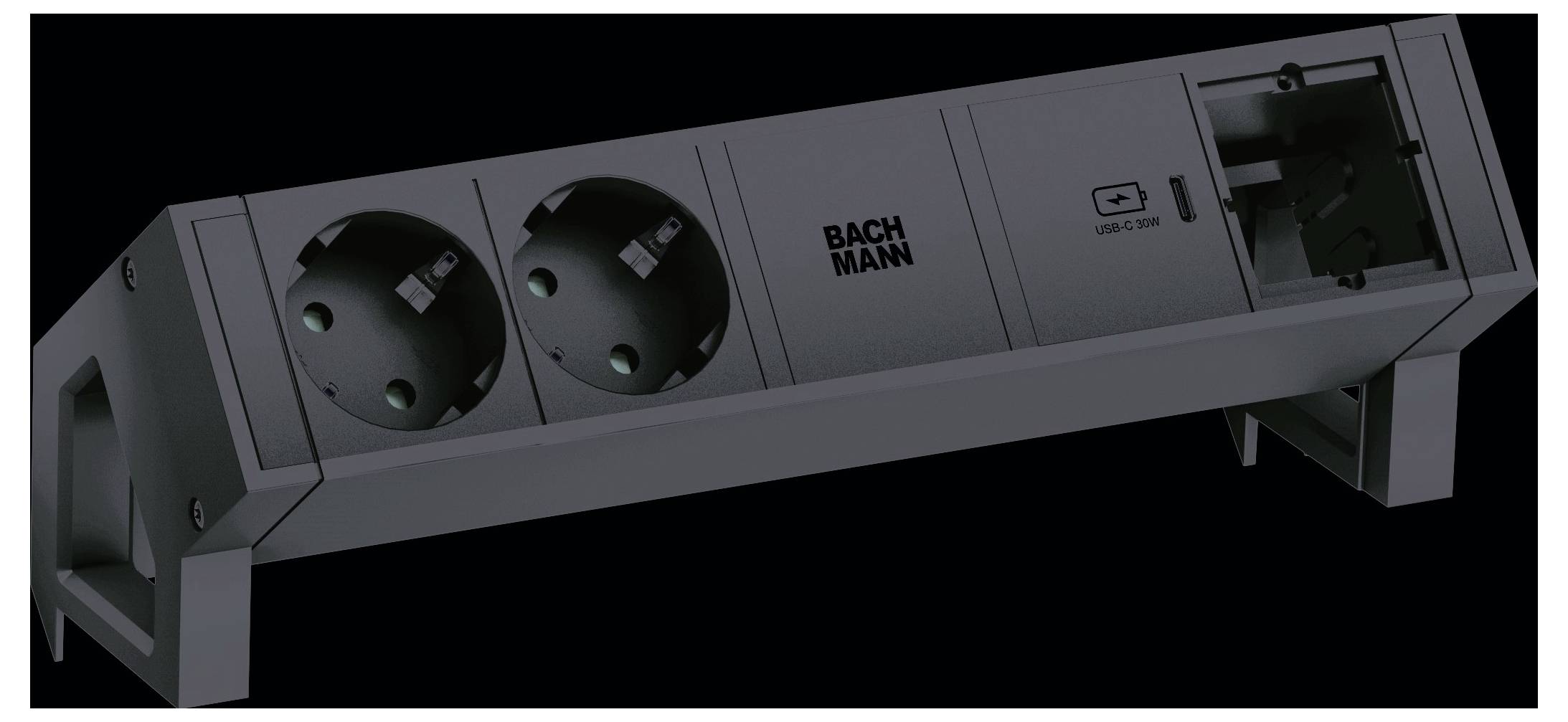 Bachmann 902966 razdelnik - produzni kabl 4x 0.20 m crna