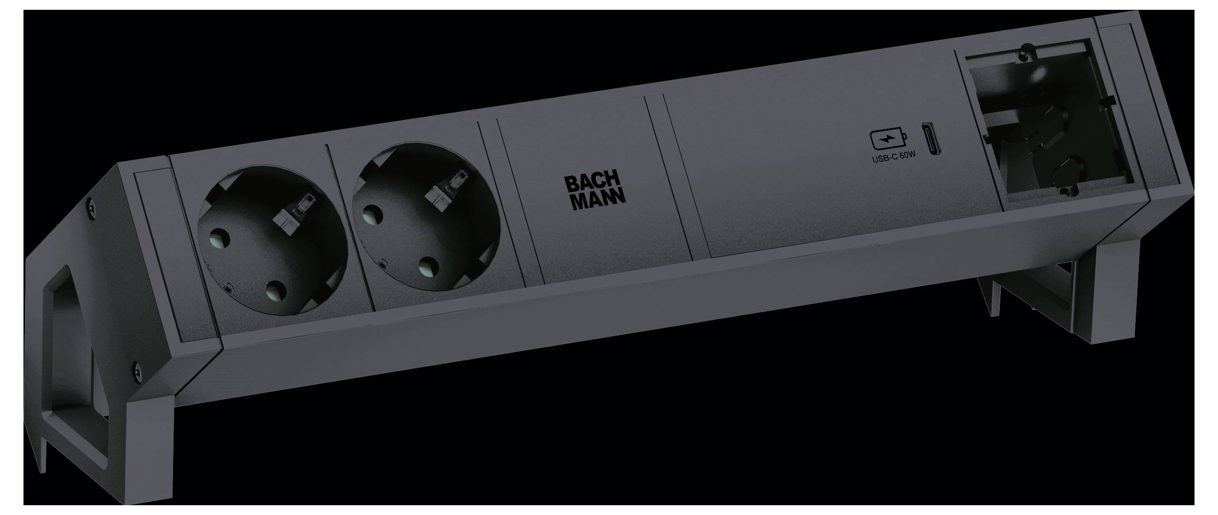 Bachmann 902967 razdelnik - produzni kabl 4x 0.20 m crna