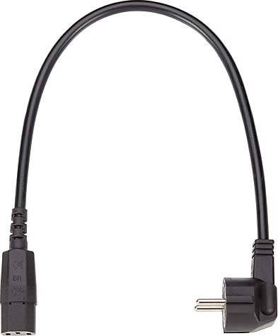 Bachmann Prikljucni kabl za hladne uredjaje 1 m H05VV-F 250 V IP20 Schuko utikac - IEC crna