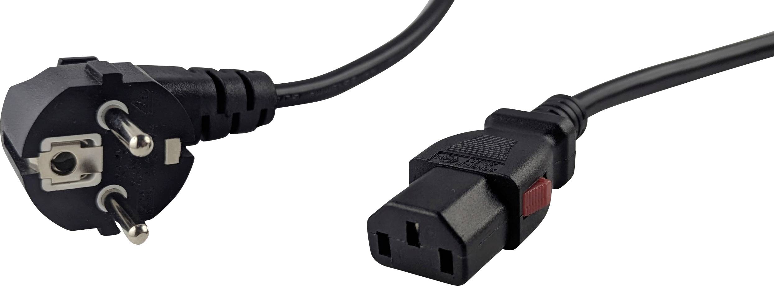 HAWA R60103 Prikljucni kabl za hladne uredjaje 2 m H05VV-F 3G 1,0 mm2 Schuko utikac crna