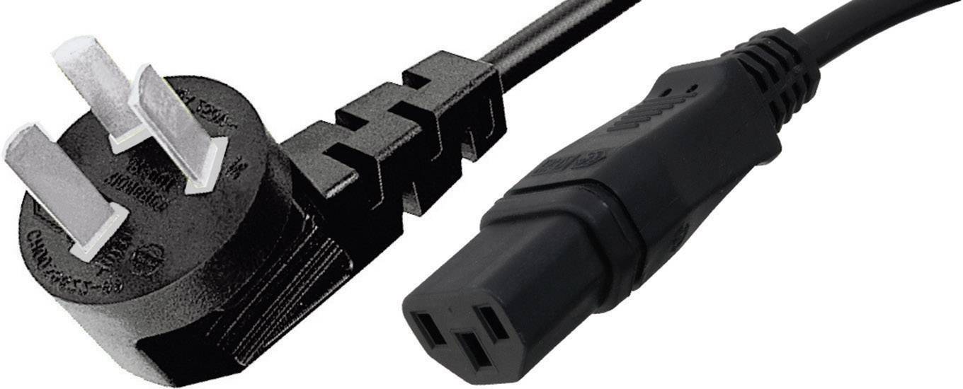 HAWA 1008258 Prikljucni kabl za hladne uredjaje 10 A 2 m 53RVV 3G 1 mm2 crna