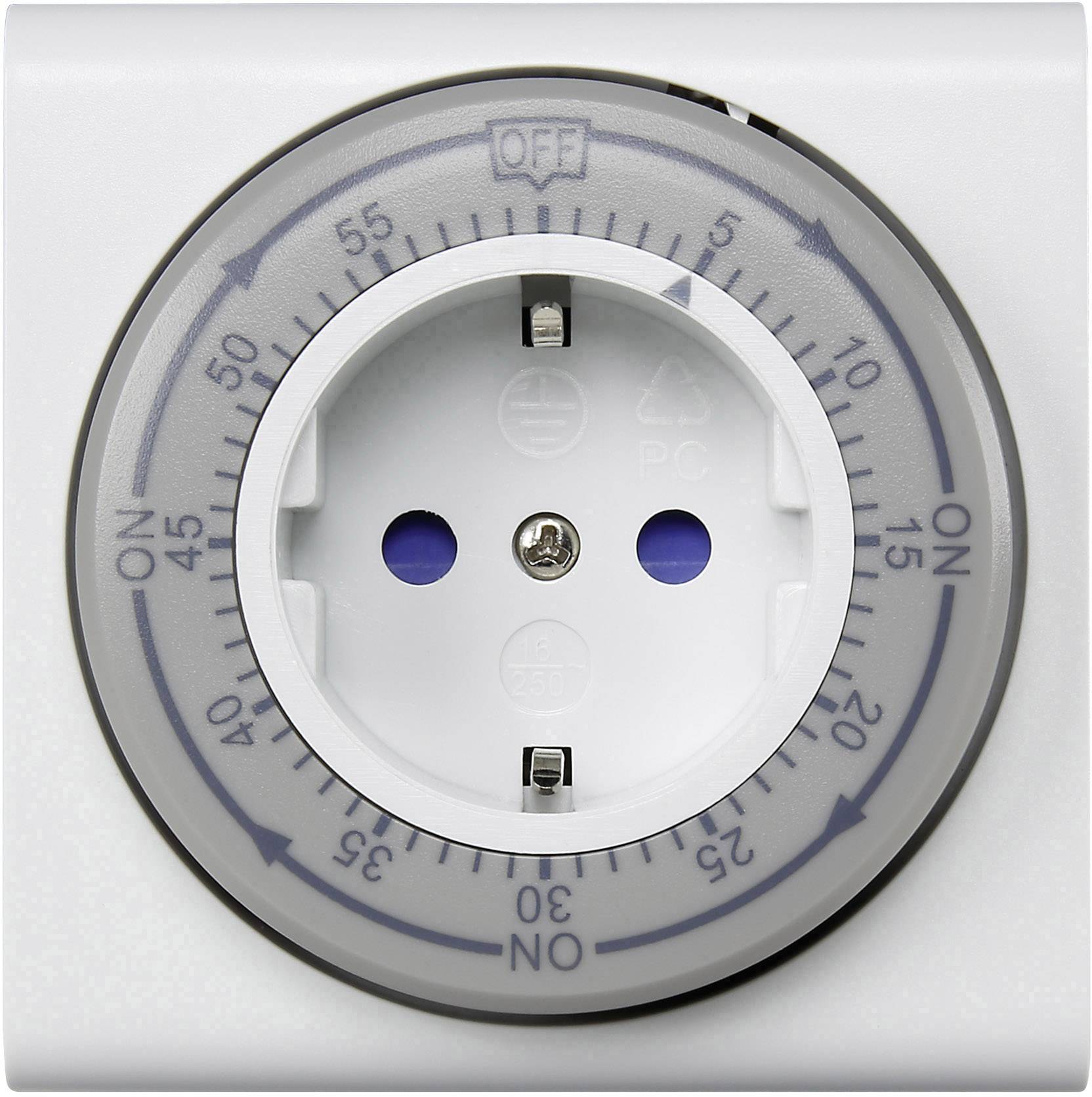 Sygonix SY-5045302 analogni za uticnicu funkcija odbrojavanja IP20