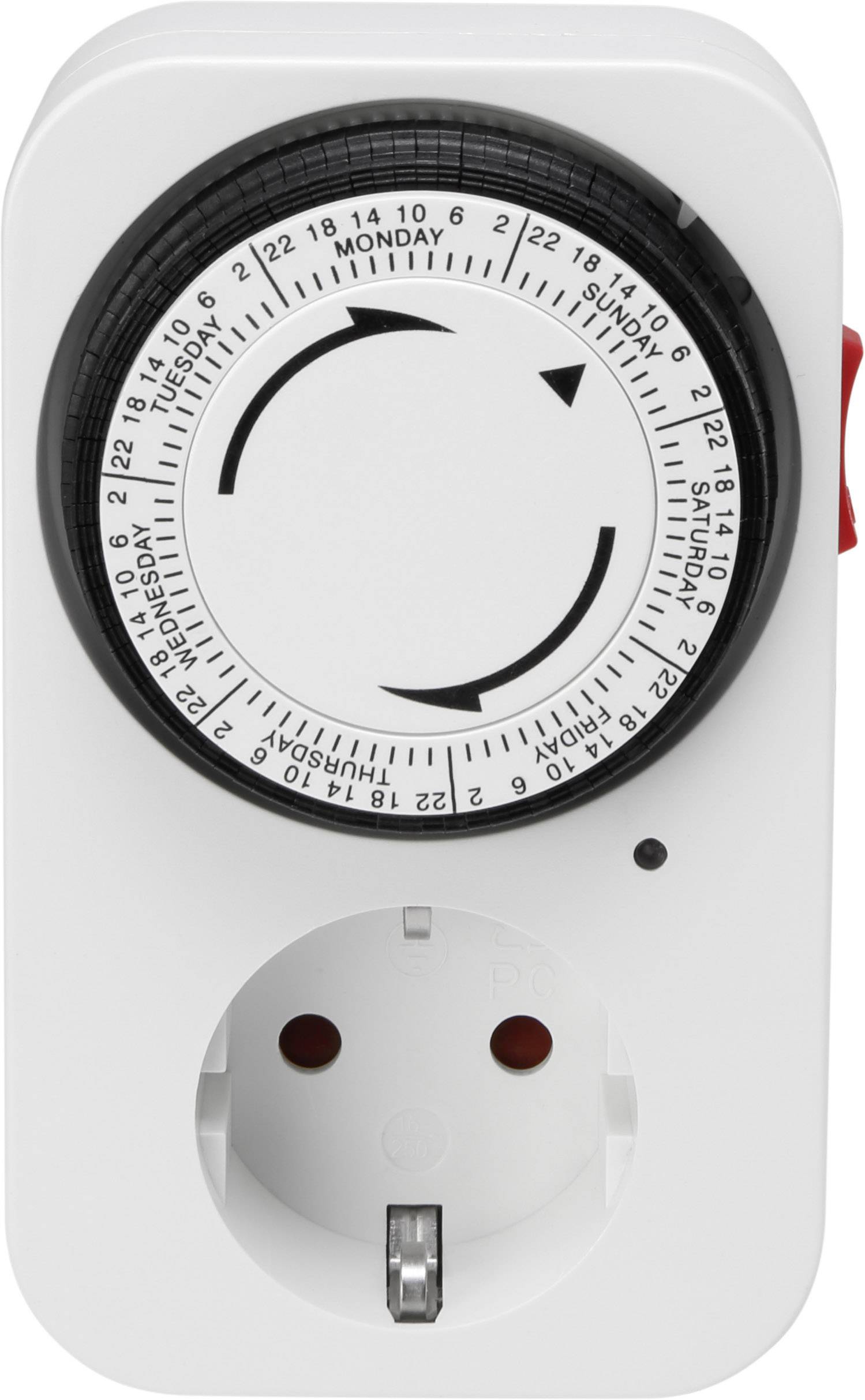 Sygonix SY-5045304 analogni nedeljni program 3680 W IP20 kontinuirani rad