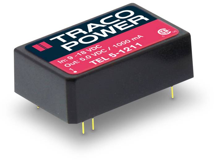 TracoPower TEL 5-2412 DC/DC napajanje - ispravljač za štampanu ploču 24 V/DC 12 V/DC 500 mA 6 W Broj izlaza: 1 x.