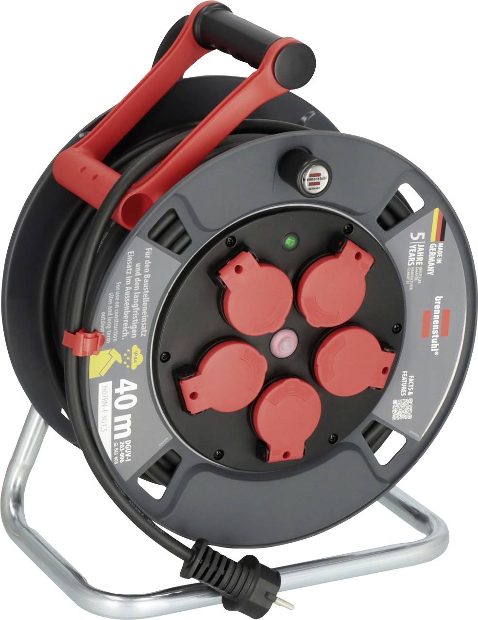 Brennenstuhl 9231400101 Kablovski bubanj 40 m crna