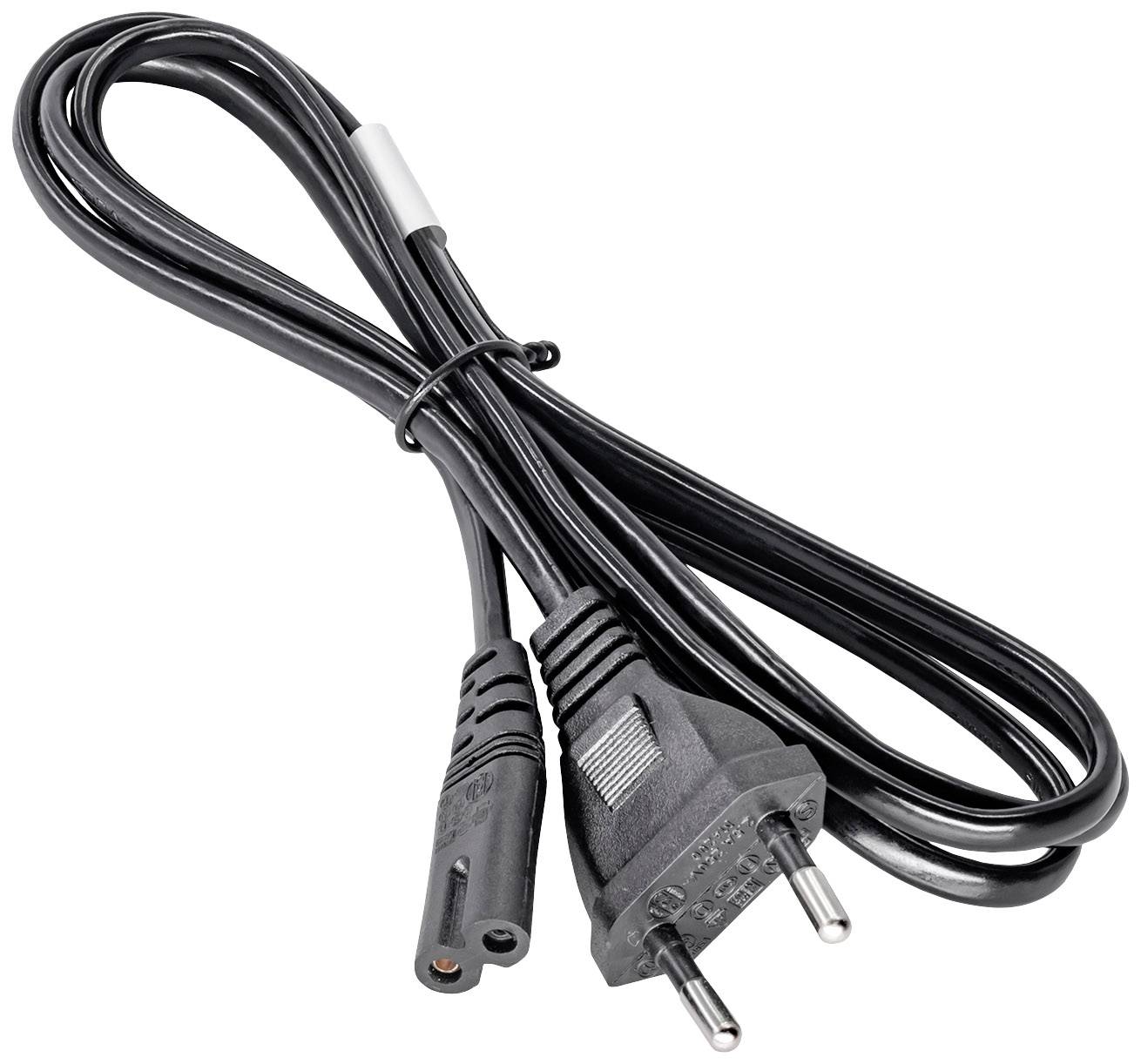 Akyga AK-RD-01A Napojni kabl 2.5 A 1.5 m 250 V Euro utikac crna