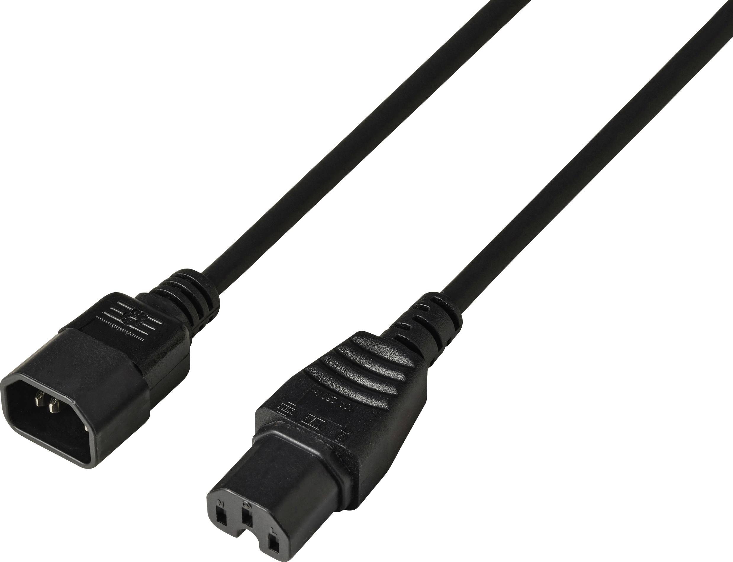 Sygonix SY-7154356 Prikljucni kabl 10 A 1.80 m H05RN-F 3G 1 mm2 250 V/AC IEC crna