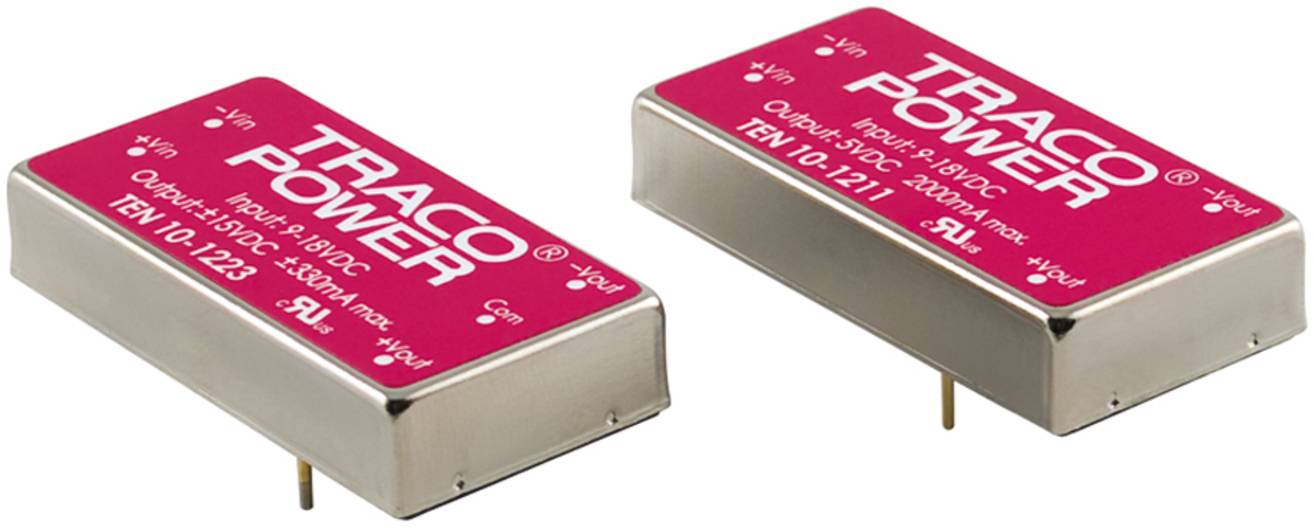DC/DC napajanje - ispravljač za štampanu ploču TracoPower TEN 10-2423 24 V/DC 15 V/DC, -15 V/DC 330 mA 10 W Broj izlaza: 2 x