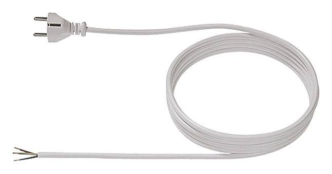 Bachmann 312.175 Prikljucni kabl 3 m H03VV-F 3G 0,75 mm2 Schuko utikac
