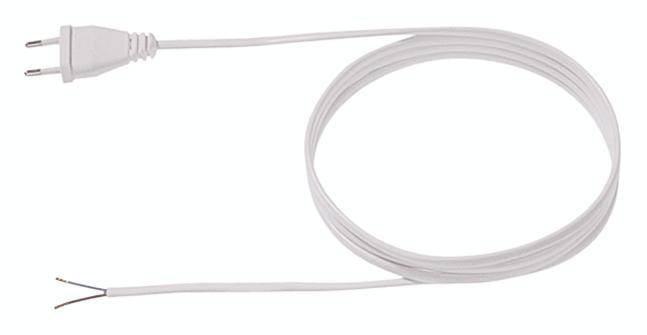 Bachmann 202.275 Prikljucni kabl 3 m H03VVH2-F 2X 0,75 mm2 Euro utikac