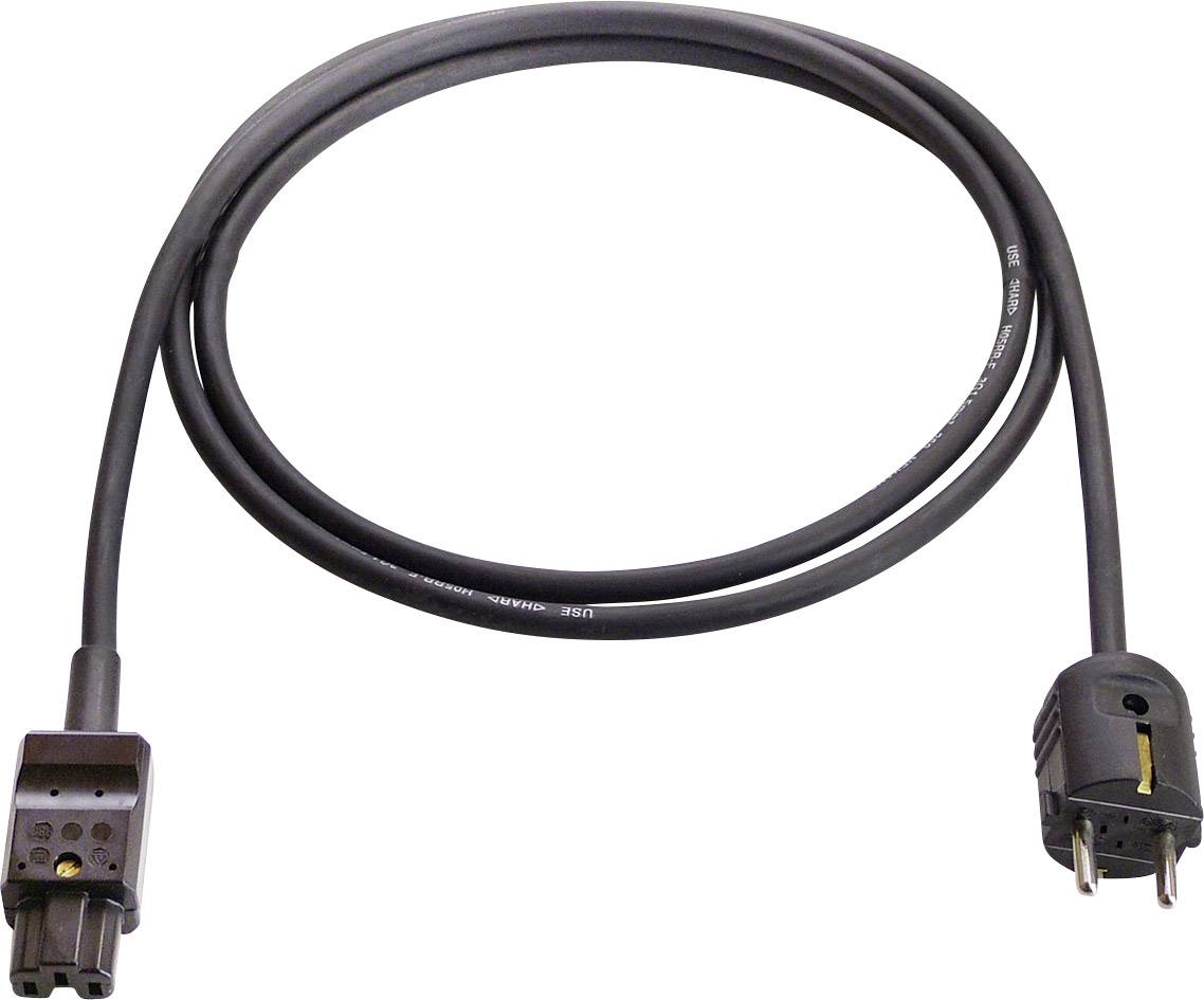 AS Schwabe 70874 Napojni kabl 2 m H05RN-F 3G 1 mm2 IP20 Schuko utikac