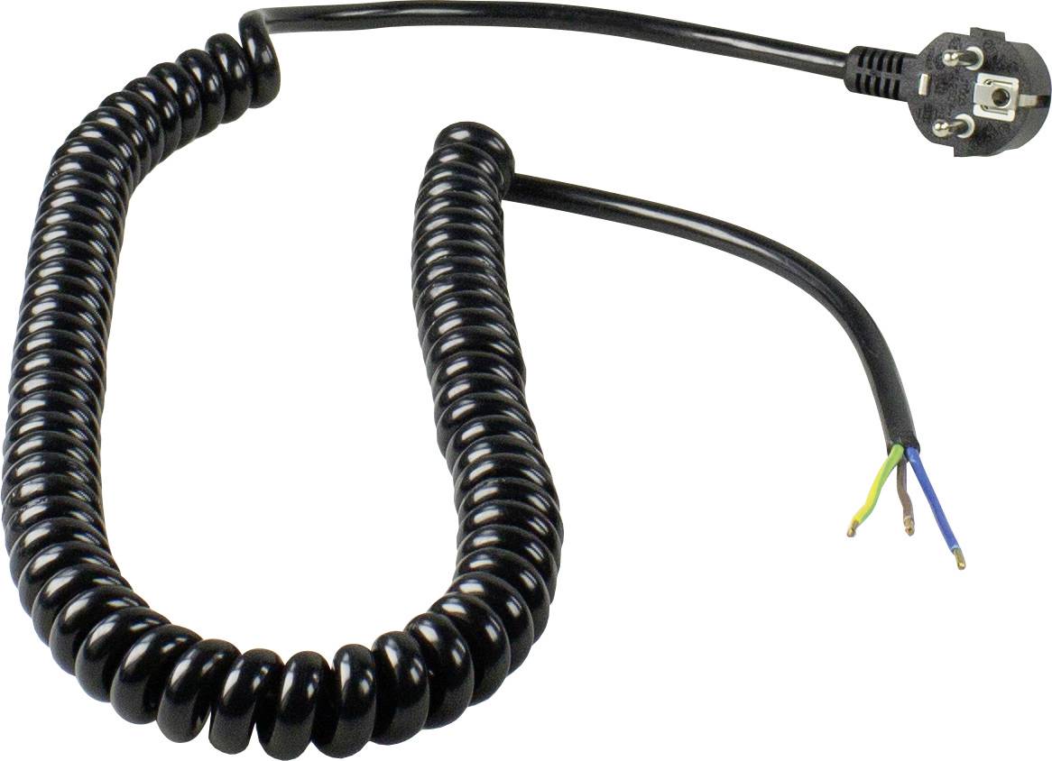 AS Schwabe 70424 Prikljucni kabl 1 m H05VV-F 3G 1,5 mm2 IP20
