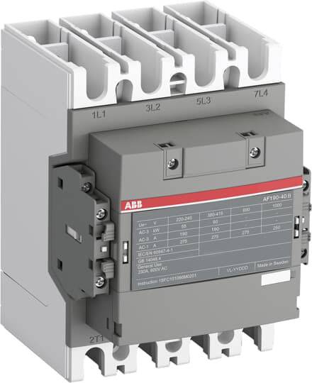 ABB AF190-40-22-13 4 NO, 2 NO 100 V 90 V/AC 190 A