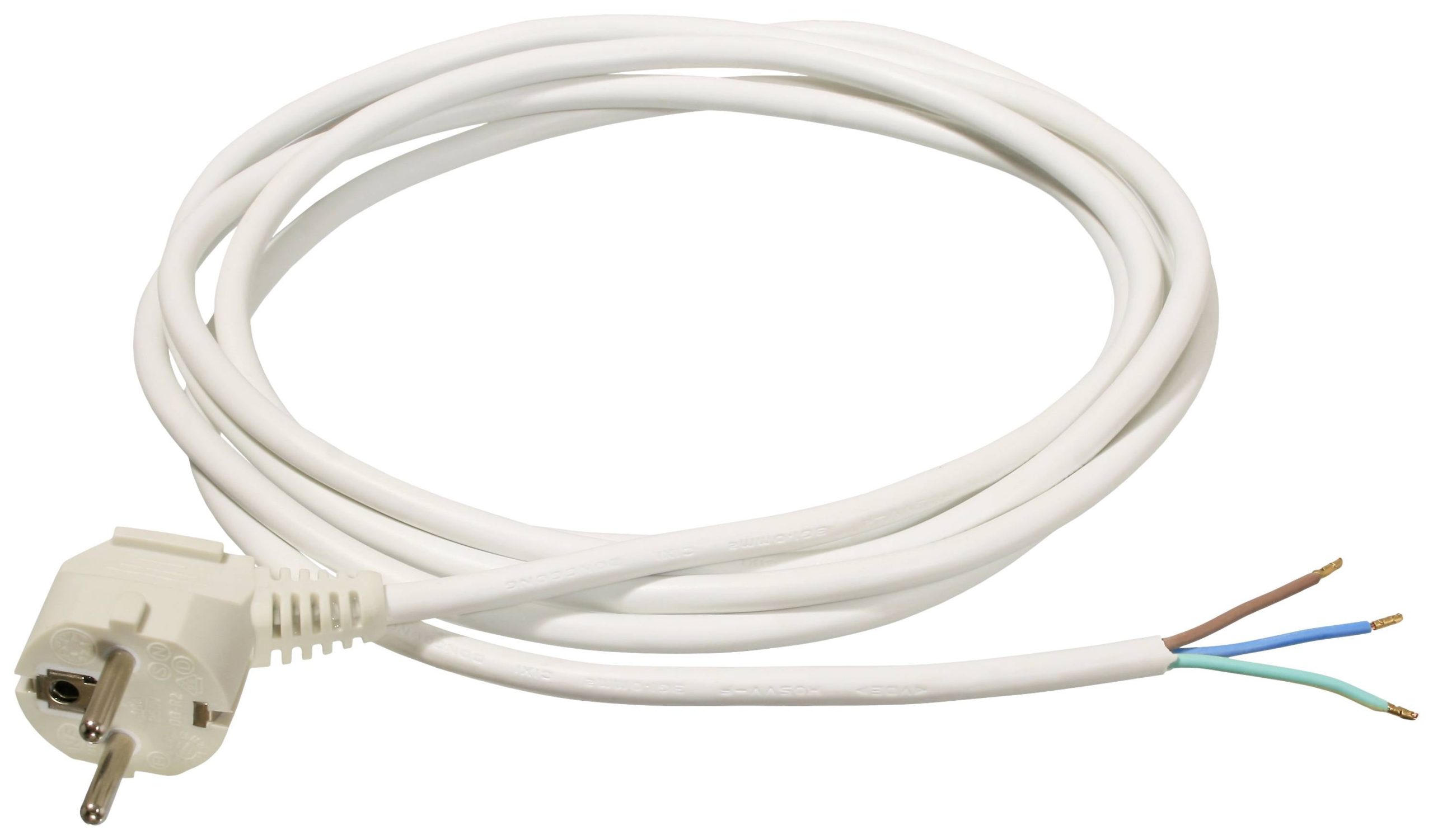 AS Schwabe PVC Prikljucni kabl 2 m H05VV-F 3G 1,5 mm2 IP20 Schuko utikac