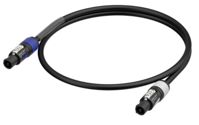 Neutrik 1036398 Prikljucni kabl 1 m H07RN-F 3x1,5 mm2 IP20 crna
