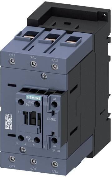Siemens 3RT2046-1XB40-0LA2 kontaktor za prugu 3-polni pol. 1000 V