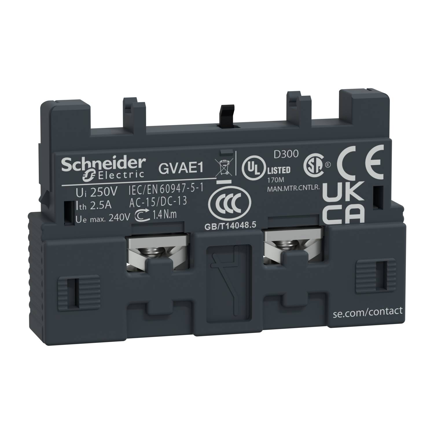 Schneider Electric GVAE1 1 NO 1 NC