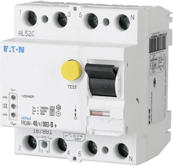 Eaton FID zastitni prekidac 4-polni 40 A 0.03 A 240 V 415 V